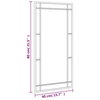 Rectangular Wall Mirror Iron   Rectangular Wall Mirror Iron