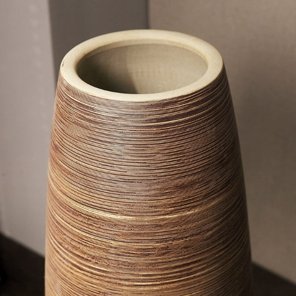 Floor Vase, Living Room Home Decoration, Ceramic Flower Vase, Dried Flower Vase, Creative Ornament.