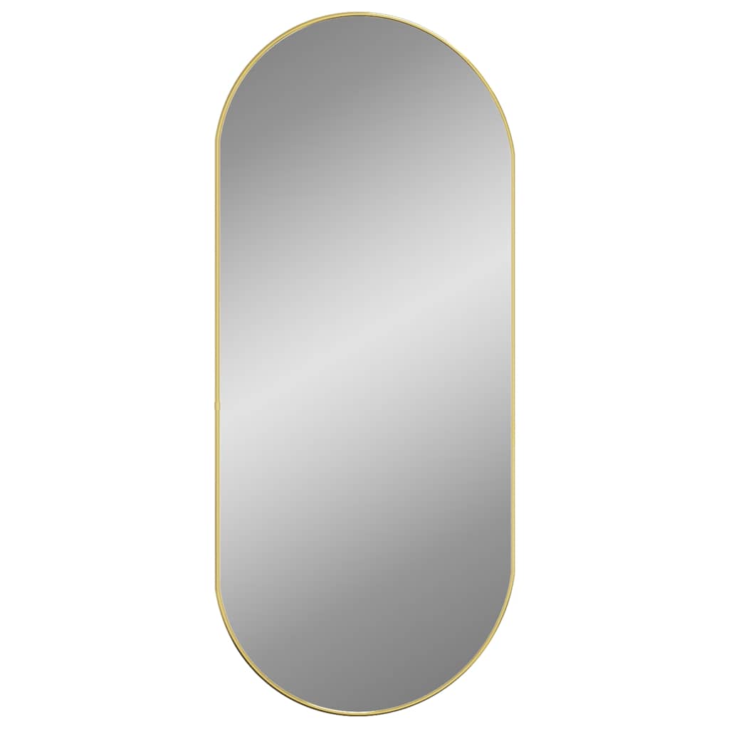 Wall Mirror Golden Oval