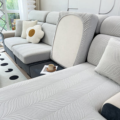 Waterproof Sofa Solid Color Jacquard Sofa Sofa Seat Cover