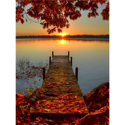 Framed Acrylic Paint Painting Canvas Home Art