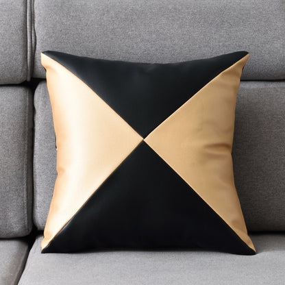 Light luxury PU soft leather pillow