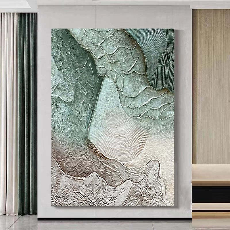 Hand-Painted Oil Paintings On Canvas Abstract Texture Landscape Painting Wall Picture For Living Room Home Decor Art No Framed
