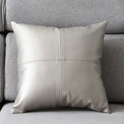 Light luxury PU soft leather pillow