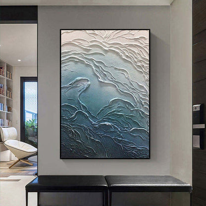 Hand-Painted Oil Paintings On Canvas Abstract Texture Landscape Painting Wall Picture For Living Room Home Decor Art No Framed
