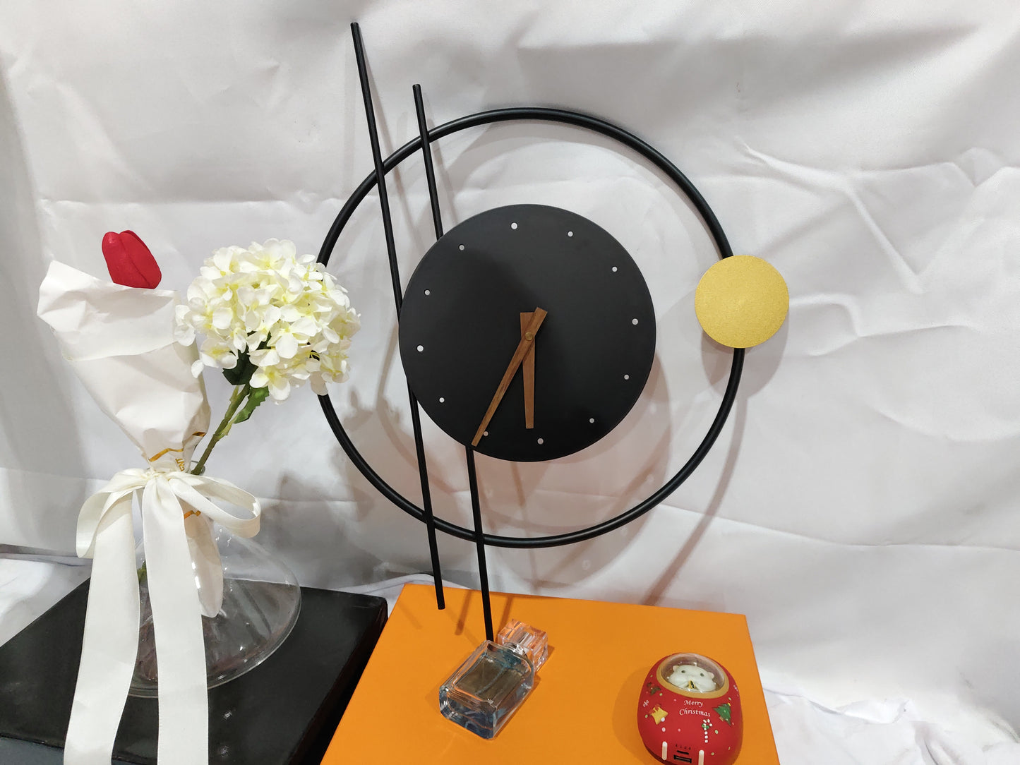 Clock Wall Lamp Simple Real Clock