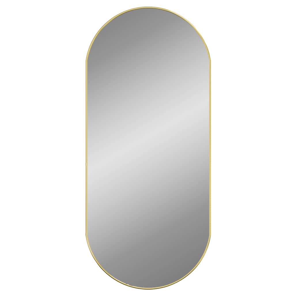 Wall Mirror Golden Oval