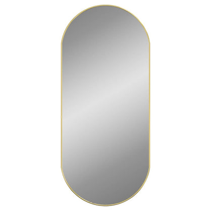 Wall Mirror Golden Oval