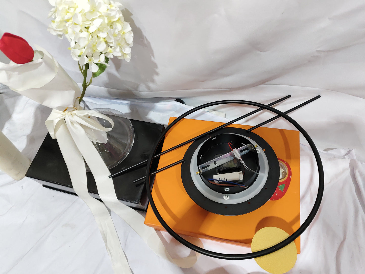 Clock Wall Lamp Simple Real Clock