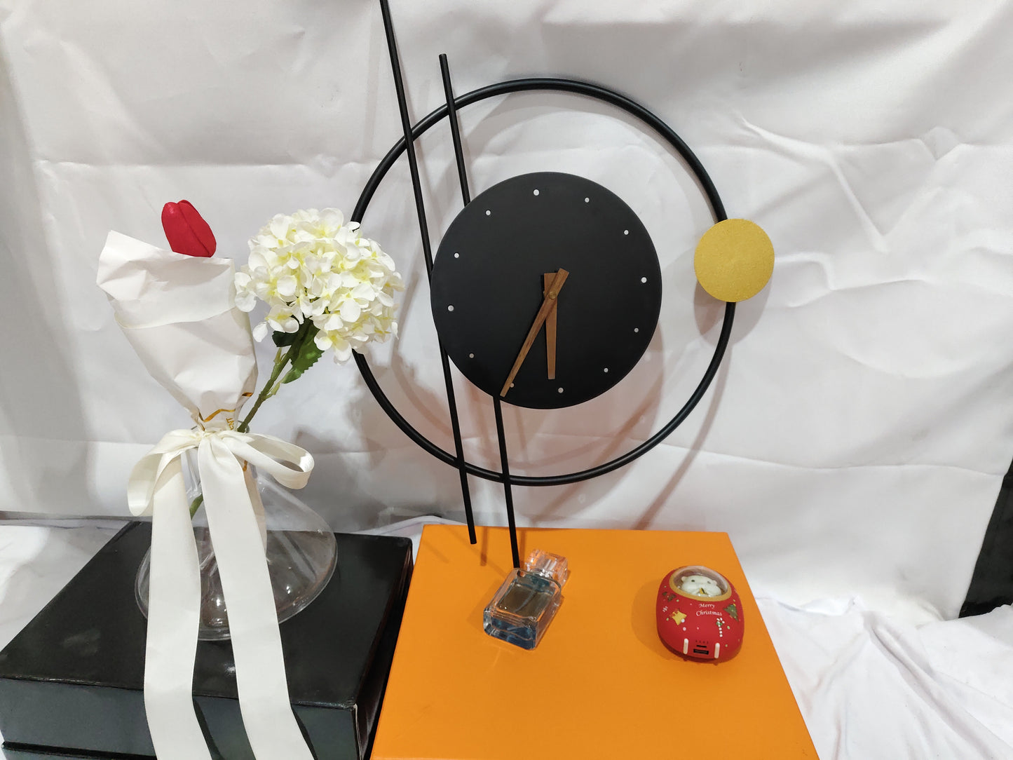 Clock Wall Lamp Simple Real Clock