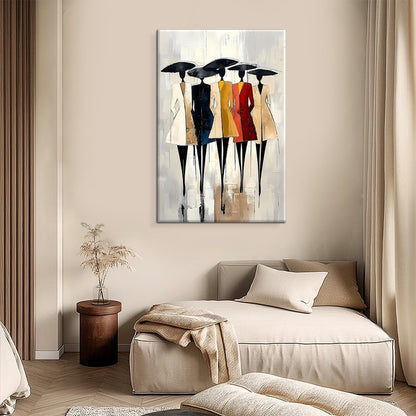 Hand-Painted Oil Paintings On Canvas Abstract African Woman Painting Wall Picture For Living Room Home Decor Art No Framed