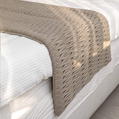 Modern Minimalist Model Room Bed Runner Bed Pillow